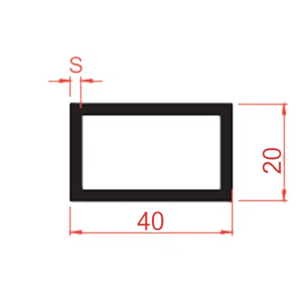 40 * 20 Alüminyum Profil