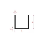 U Profilleri 17,5 x 23 mm